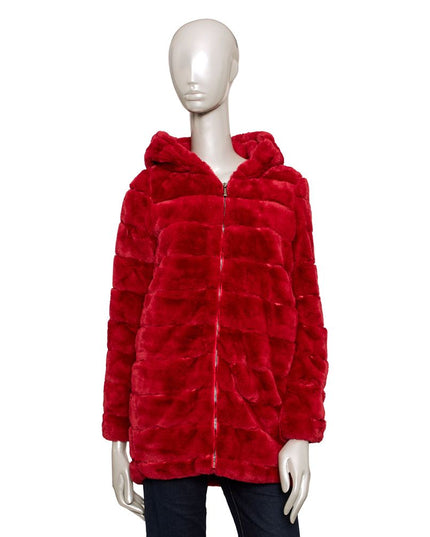 Baldinini Trend Red Polyester Women Jacket