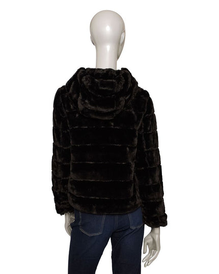 Baldinini Trend Black Polyester Jackets & Coat