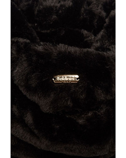 Baldinini Trend Black Polyester Jackets & Coat