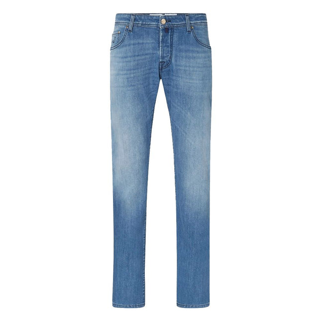 Jacob Cohen Blue Cotton Men Jeans