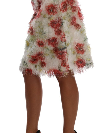 Dolce & Gabbana Floral Patterned Pencil Straight Skirt
