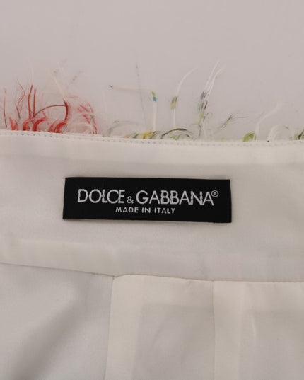 Dolce & Gabbana Floral Patterned Pencil Straight Skirt