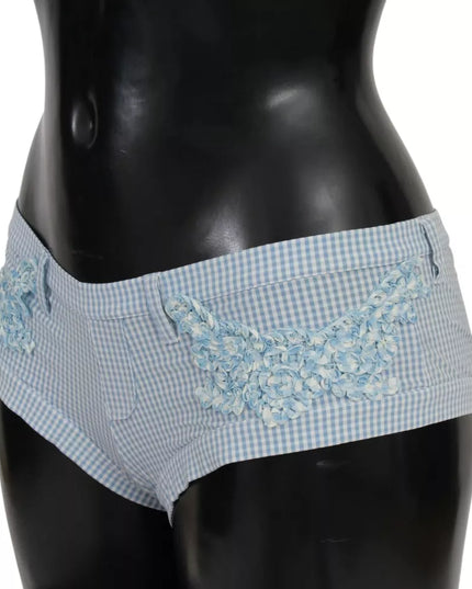 Ermanno Scervino Blue Beachwear Bottoms Swimsuit Shorts