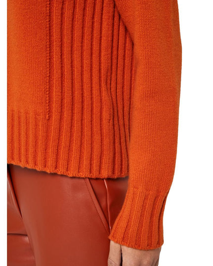 Alpha Studio Orange Cashmere Sweater