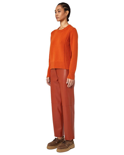 Alpha Studio Orange Cashmere Sweater
