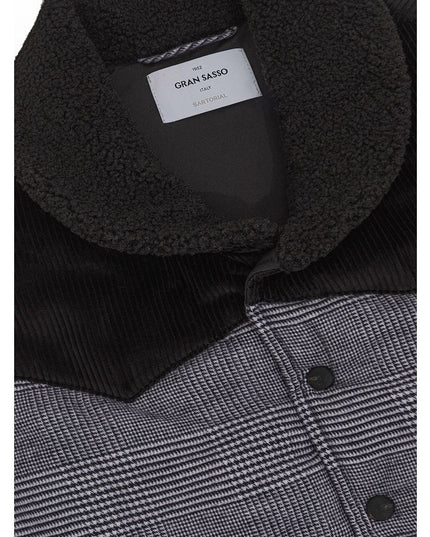 Gran Sasso Gray Cotton Sleveless Jacket