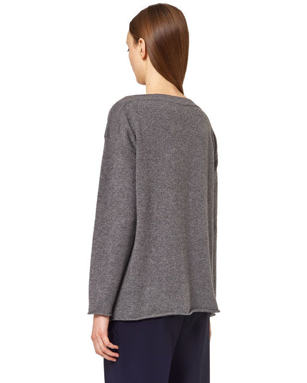 Alpha Studio Gray Cashmere Sweater