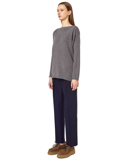 Alpha Studio Gray Cashmere Sweater