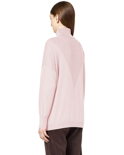 Alpha Studio Pink Silk Sweater