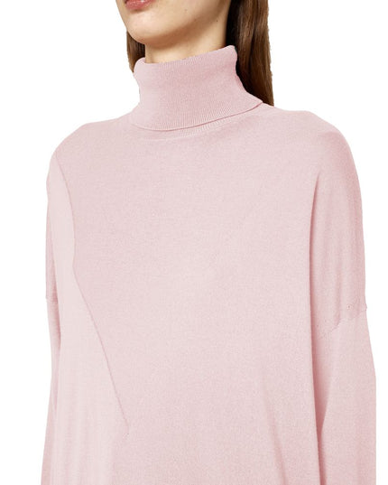 Alpha Studio Pink Silk Sweater