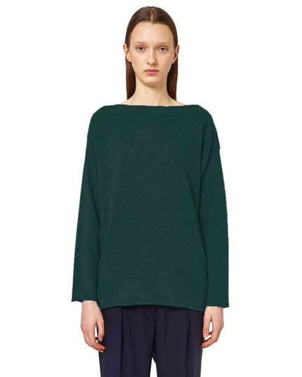 Alpha Studio Green Silk Sweater