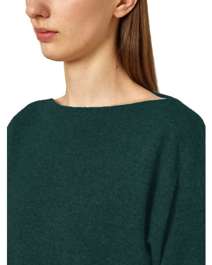 Alpha Studio Green Silk Sweater