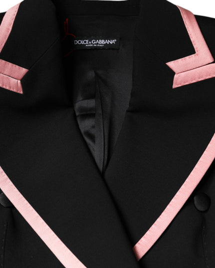 Dolce & Gabbana Black Wool Blend Sleeveless Jumpsuit Dress