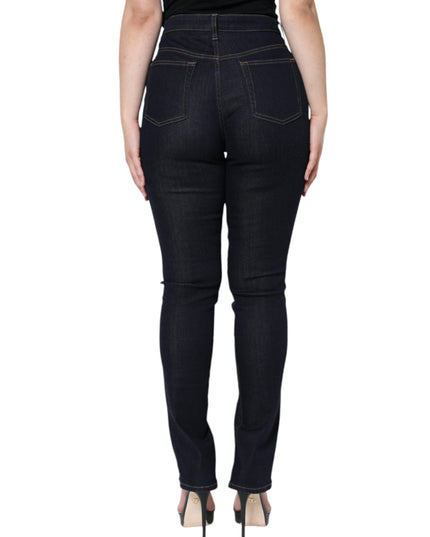 Dolce & Gabbana Black Cotton Blend Skinny Denim Jeans