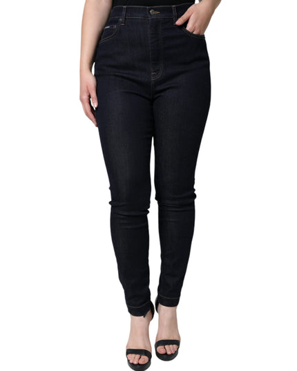 Dolce & Gabbana Black GRACE High Waist Skinny Denim Jeans