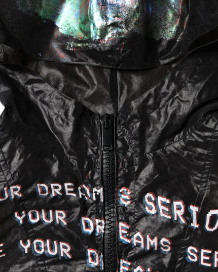 Dolce & Gabbana Multicolor Print Hooded Sweatshirt Sweater