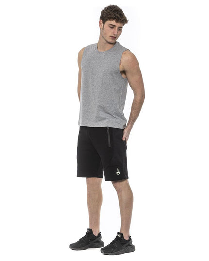 Tond Gray Cotton Men Tank Top