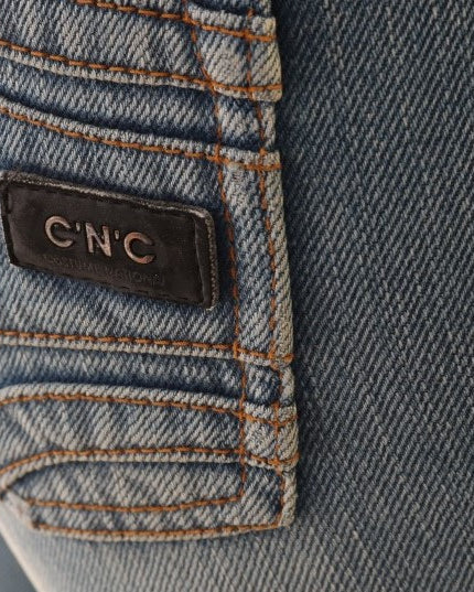 Costume National Blue Wash Cotton Classic Jeans