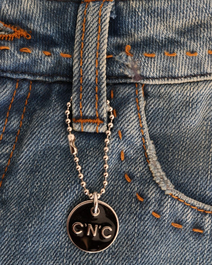 Costume National Blue Wash Cotton Classic Jeans