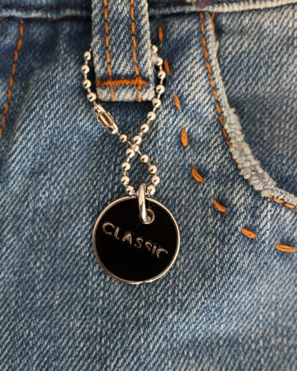 Costume National Blue Wash Cotton Classic Jeans