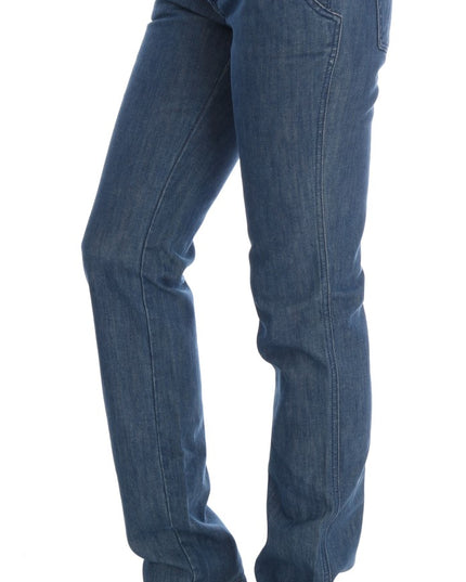 Costume National Blue Wash Cotton Slim Denim Jeans
