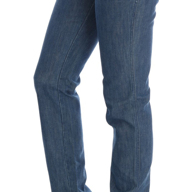 Costume National Blue Wash Cotton Slim Denim Jeans