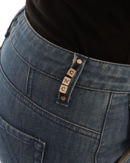 Costume National Blue Wash Cotton Slim Denim Jeans