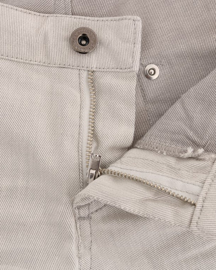 Costume National White Cotton Stretch Slim Jeans