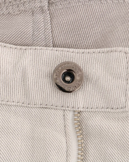 Costume National White Cotton Stretch Slim Jeans