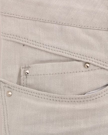 Costume National White Cotton Stretch Slim Jeans