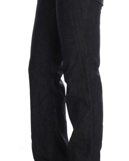 Costume National Dark Blue Cotton Classic Fit Jeans