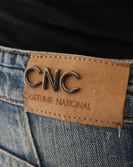 Costume National Blue Cotton Stretch Denim Jeans