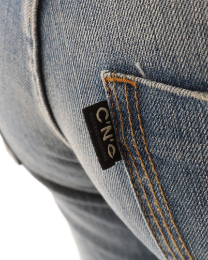 Costume National Blue Cotton Stretch Denim Jeans
