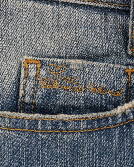 Costume National Blue Cotton Stretch Denim Jeans