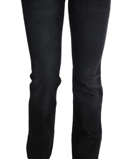 Costume National Dark Blue Cotton Slim Fit Jeans
