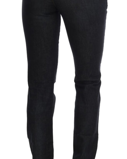 Costume National Dark Blue Cotton Slim Fit Jeans
