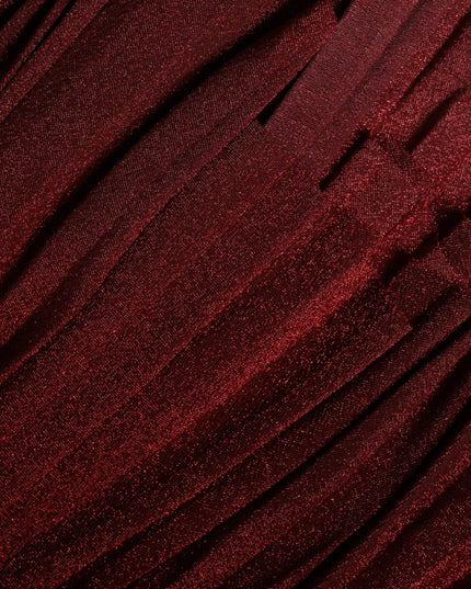 Dolce & Gabbana Red One Shoulder Pleated A-line Mini Dress