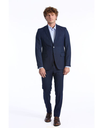 Baldinini Trend Blue Wool Suit