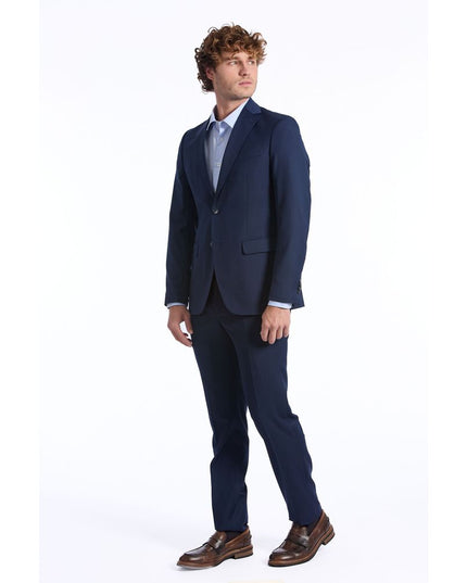 Baldinini Trend Blue Wool Suit