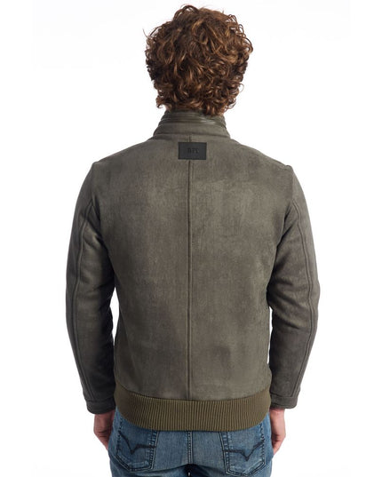 Roberto Pepe Luxury Green Eco Leather Men Jacket