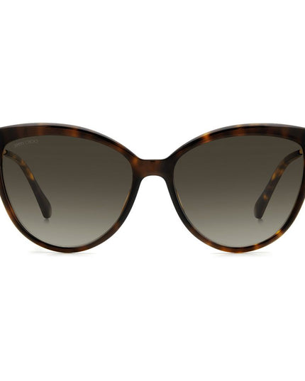Jimmy Choo Brown Metal Sunglasses