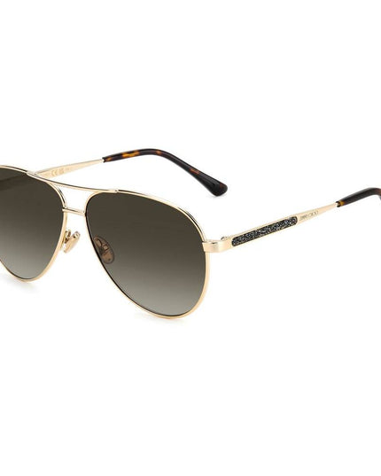 Jimmy Choo Gold Metal Sunglasses