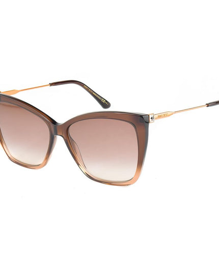 Jimmy Choo Brown Metal Sunglasses
