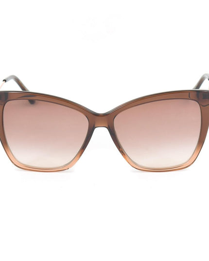Jimmy Choo Brown Metal Sunglasses