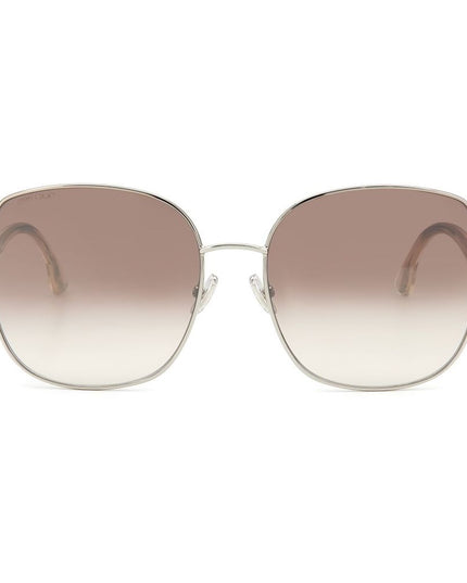 Jimmy Choo Gray Metal Sunglasses