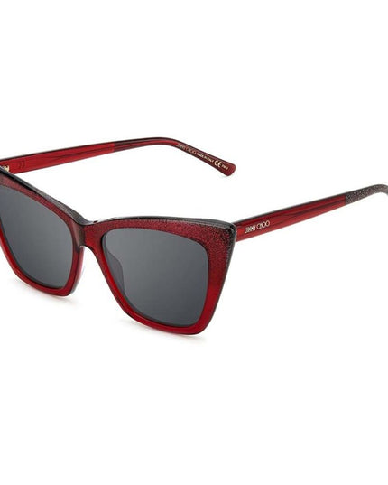 Jimmy Choo Red Acetate Sunglasses