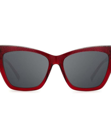 Jimmy Choo Red Acetate Sunglasses