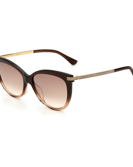 Jimmy Choo Brown Acetate Sunglasses