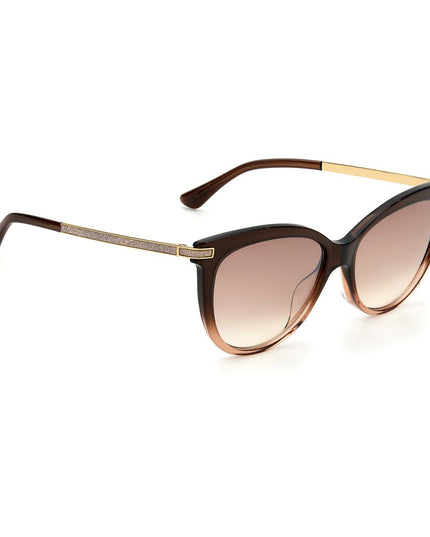 Jimmy Choo Brown Acetate Sunglasses