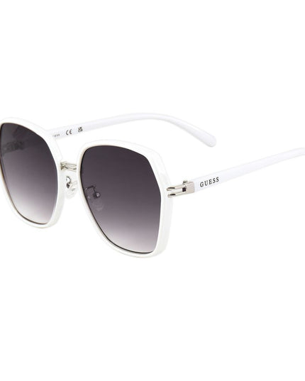 Guess White Metal Sunglasses